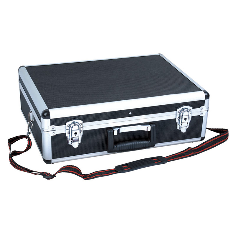 Алюминиевый чемодан для инструментов с наплечным ремнем