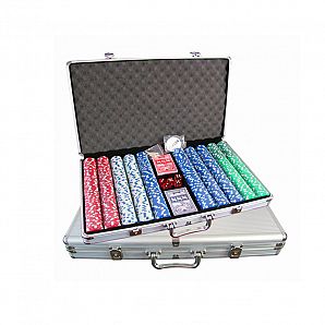 1000 PC Aluminum Poker Clip Case