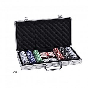 300 PC Aluminum Poker Clip Case