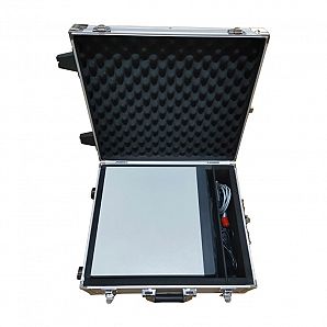 Aluminum Case with Outside Trolley