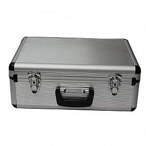 Aluminum Carrying Case with Stipe Panel
