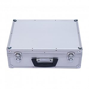 Caja Baúl herramientas aluminio metal grande Almacenaje Transport