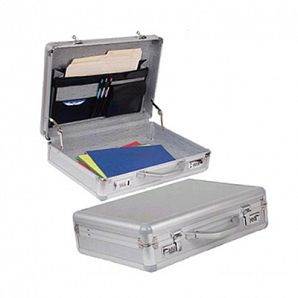 Porte-documents en aluminium pour ordinateur portable