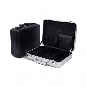 Molded aluminum attache cases with different inner lining