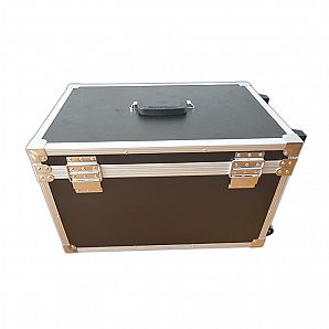 Flightcase profesional de aluminio con particiones